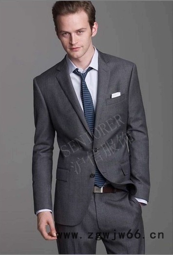 供应SENIORER010新款韩版男修身西服 职业工作服图2