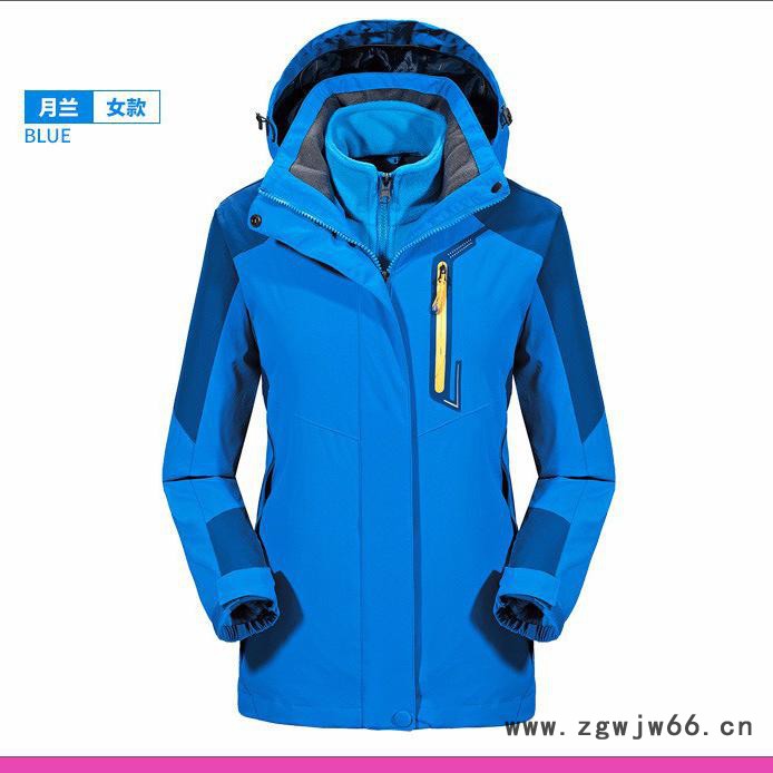 成都三合一两件套冲锋衣工作服定制防寒保暖工作服登山服定做LOGO图4