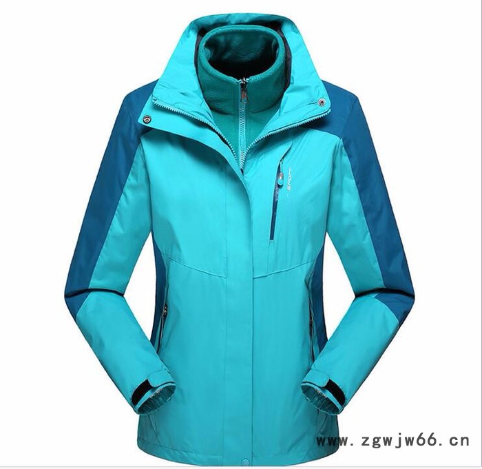 成都三合一两件套冲锋衣工作服定制防寒保暖工作服登山服定做LOGO图5