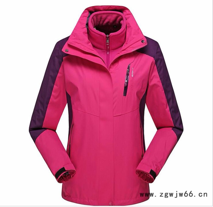 成都三合一两件套冲锋衣工作服定制防寒保暖工作服登山服定做LOGO图3