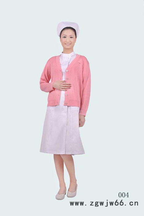 中山2015中袖美容师工作服秋冬装美容院工作服美容服护士服定做图3