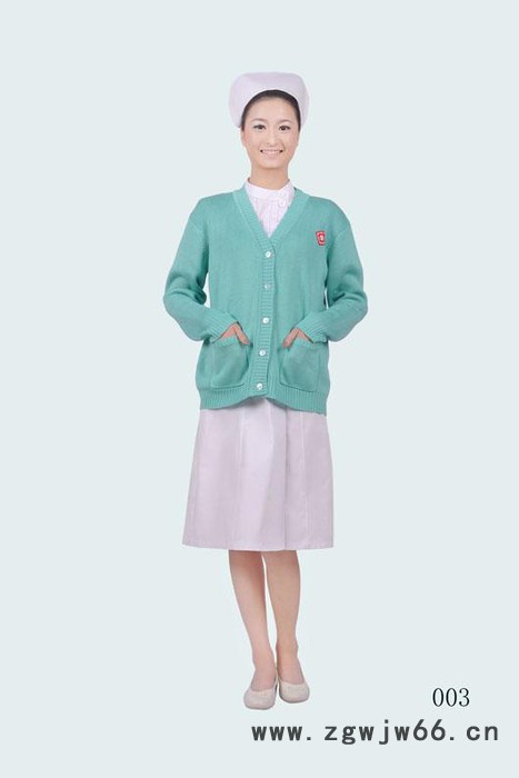 中山2015中袖美容师工作服秋冬装美容院工作服美容服护士服定做图2