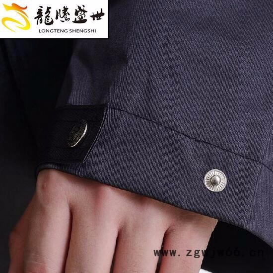 批发保安大衣加长款防寒服 多功能保安服 小区物业保安服棉衣 工作服批发图2