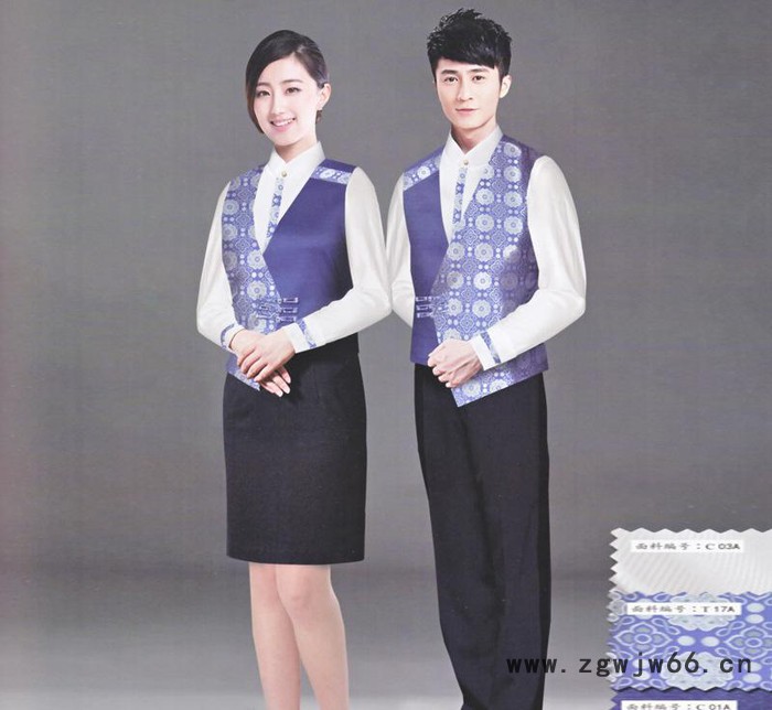 厦门订制酒店装 新马酒店装 酒店宾馆男女服务员工作服定制图3