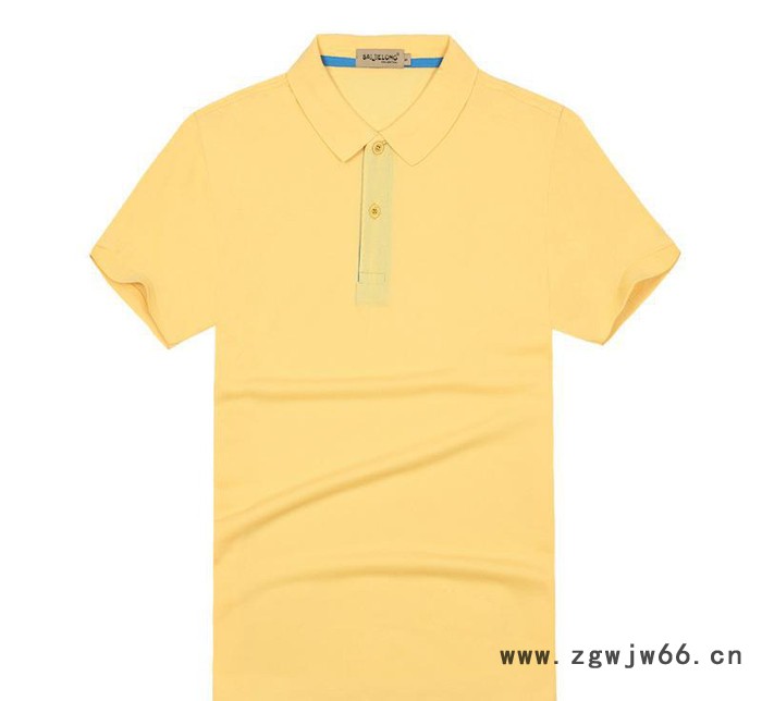 短袖纯棉翻领工作服定做男女式T恤定制广告衫文化衫印LOGO图2