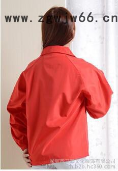 加厚复合料拉链|男女外套|工作服志愿者|运动挡风|广告风衣定制图4