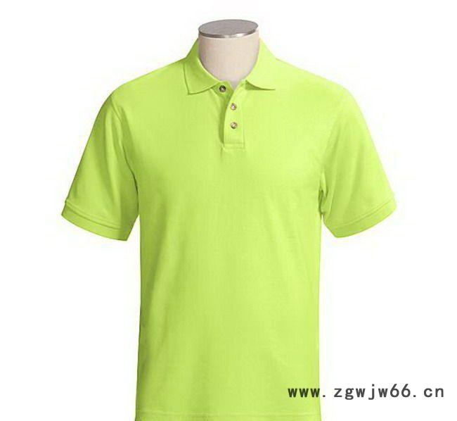 供应HY007短袖涤棉全棉夹克衫工作服定做图2