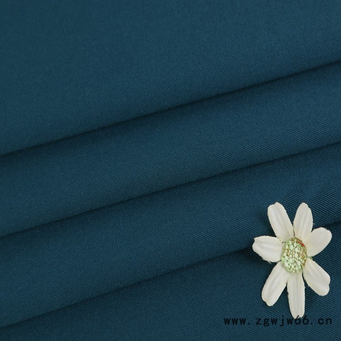 工厂现货供应全涤单面斜纹工装呢 精工呢布料 专用工作服 厂服围裙用布图2