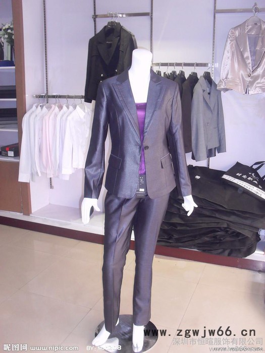 供应HXW010时尚职业装,女商务套装工作服图2