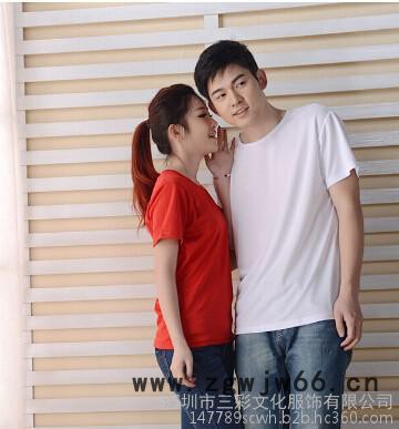 班服定制CVC广告文化衫DIYT恤工衣印字纯棉圆领POLO衫工作服订制图2