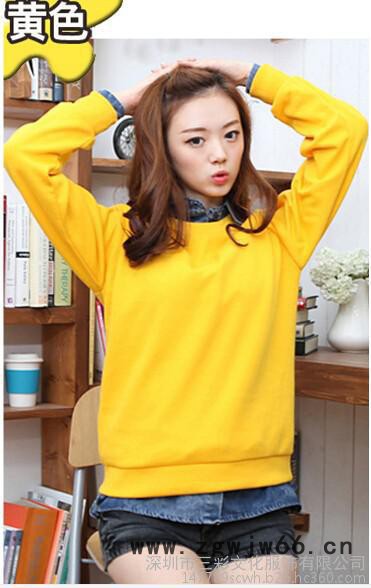 定制长袖T恤班服定做卫衣DIY衣服文化衫工作服来图印字订做广告衫图2