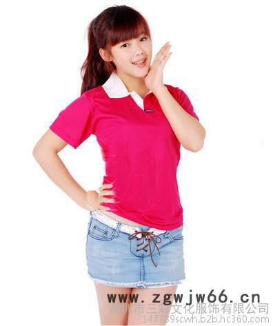 定制健康棉配色翻领短袖POLO衫广告衫印字插色T恤定做班服工作服图5