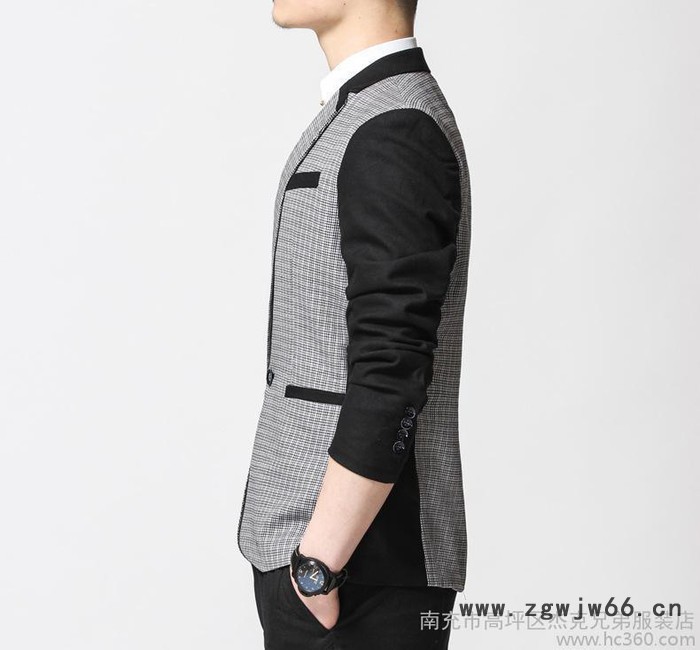 休闲小西服小西装男韩版西服男款男士男式工作服网店代理图2