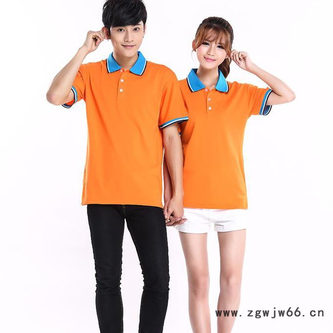 WDL班服翻领t恤polo衫定制纯棉短袖定做广告衫印制文化衫工作服logo图2