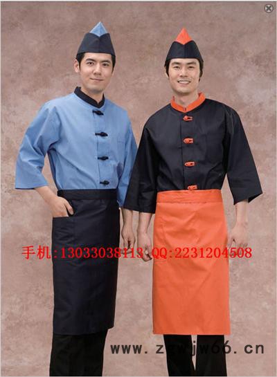 西式餐厅厨师 厨师工作服 日式料理工作服图4