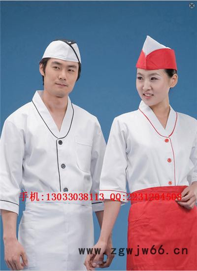 西式餐厅厨师 厨师工作服 日式料理工作服图6