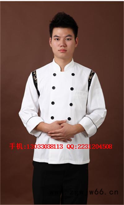 西式餐厅厨师 厨师工作服 日式料理工作服图8