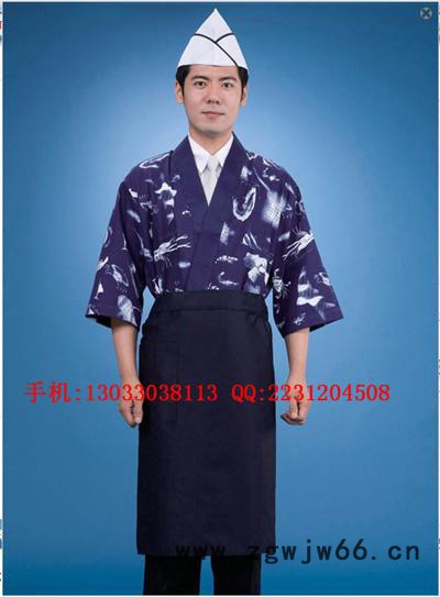 西式餐厅厨师 厨师工作服 日式料理工作服图7
