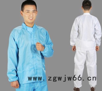 供应0.5条纹防护静电连体服分大褂 青岛防静电工作服 青岛美安无尘洁净服生产厂家 青岛无尘洁净服生产厂家