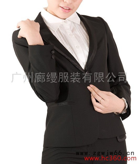 供应廊祥服饰994959订做工作服 西装 衬衣 美容院