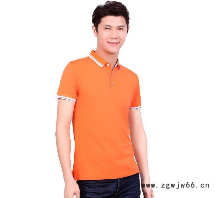 短袖翻领工作服定制polo衫订做广告衫印字 定做文化衫t恤厂服