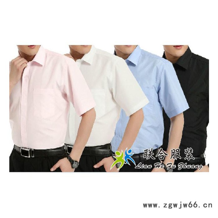 供应工作服厂服订做男女式衬衫酒店商务衬衣正装职业装深圳短袖定制图2