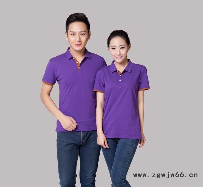工厂广告Polo衫定做工作服全纯棉翻领宣传短袖T恤定制地印绣图3