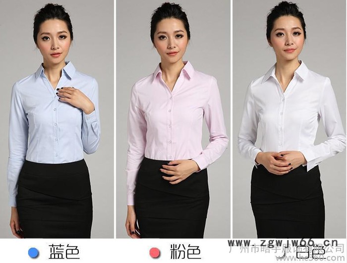 供应跞图厂家定做风压领衬衣制服 办公室制服 佛山夏季制服工作服图3