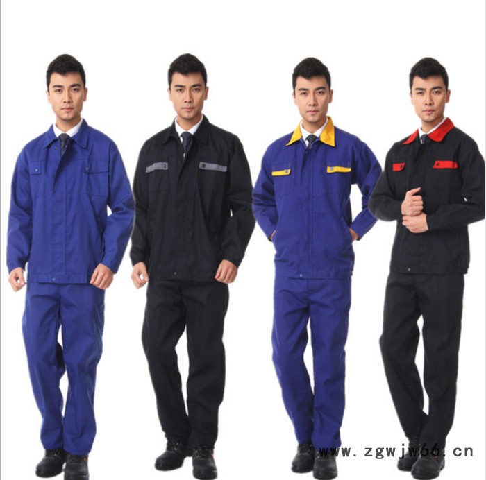 钲兴定制供应春秋季长袖工作服套装男耐磨汽修服工厂车间工装机修劳保服厂服定制图6