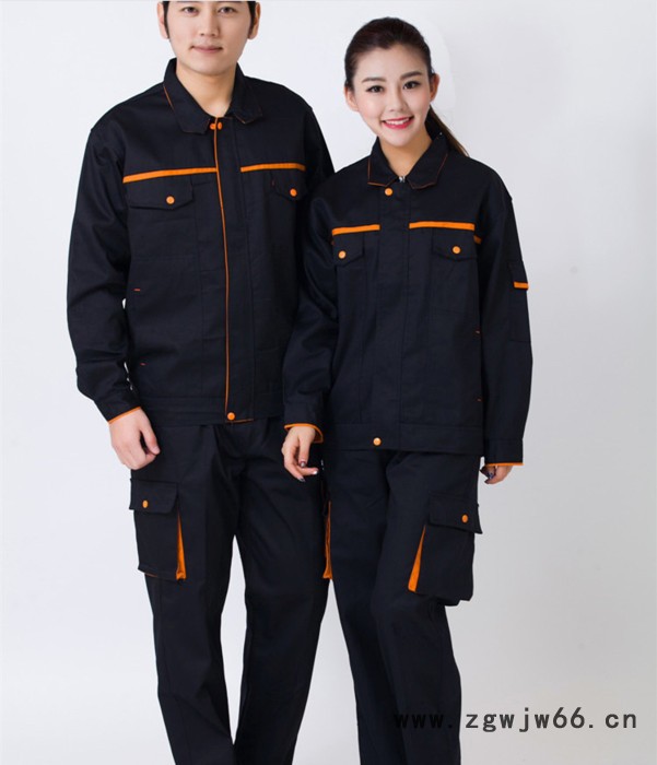 钲兴定制供应春秋季长袖工作服套装男耐磨汽修服工厂车间工装机修劳保服厂服定制图8