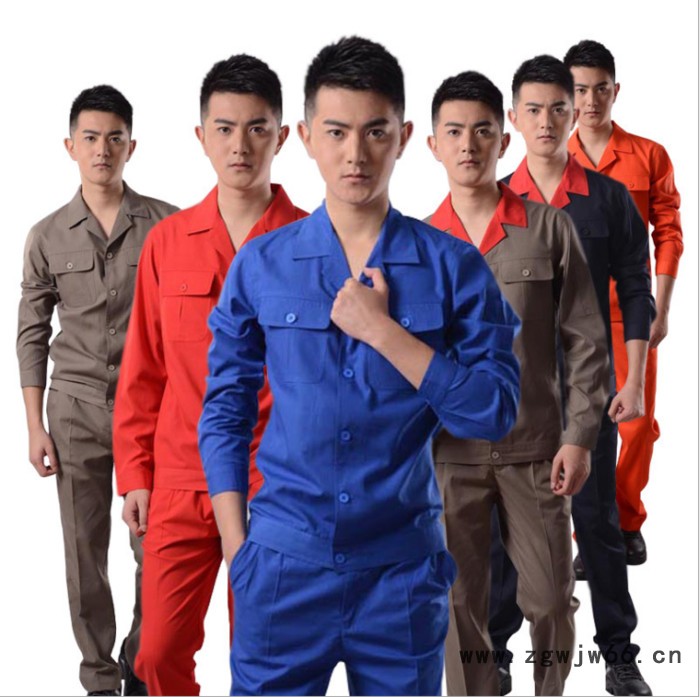 钲兴定制供应春秋季长袖工作服套装男耐磨汽修服工厂车间工装机修劳保服厂服定制图2