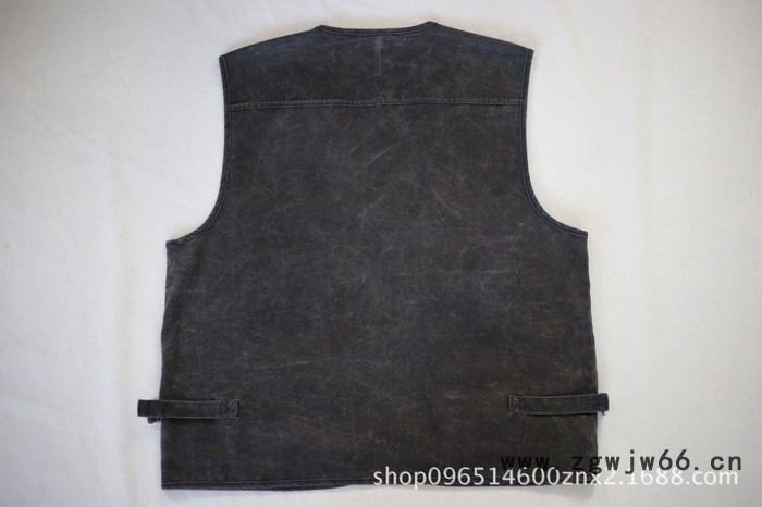 **中年男士马甲摄影工作服旅游立体贴袋马甲