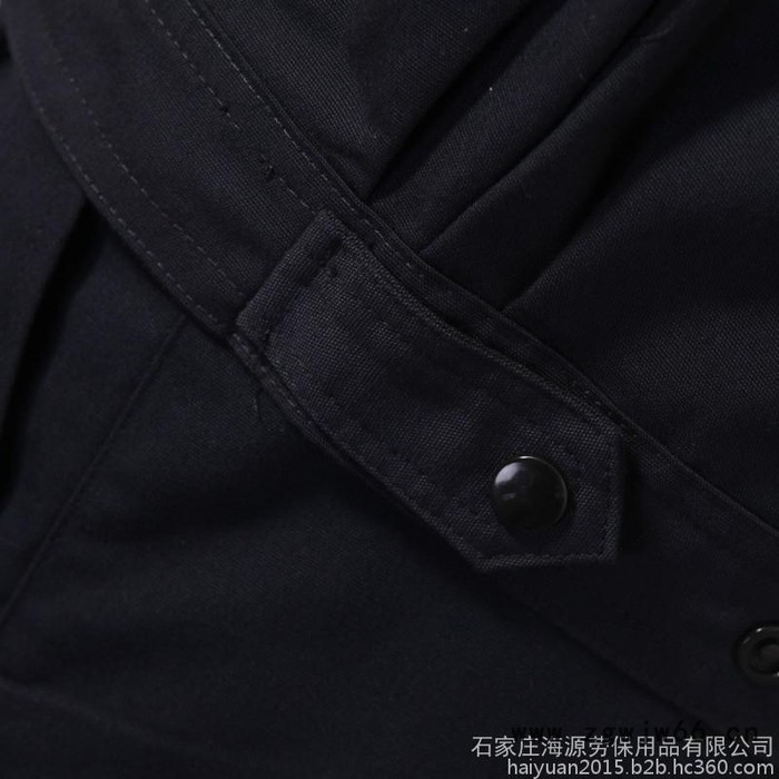 海源 涤棉磨毛劳保服男女款工作服工装制服长袖套装春秋冬DM922图4