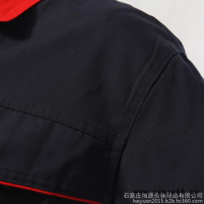 海源 涤棉磨毛劳保服男女款工作服工装制服长袖套装春秋冬DM922图5
