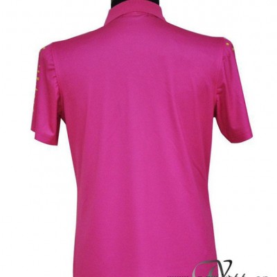 短袖翻领运动速干广告衫定制工作服t恤印字diy来图印制工装女