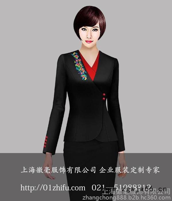 徽毫厂家 秋冬新款酒店餐厅服务员服装 上海酒店制服工作服**图6