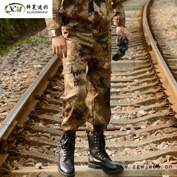 春秋新款荒漠色迷彩服套装男特种兵战训服耐磨作训服工作服**图2
