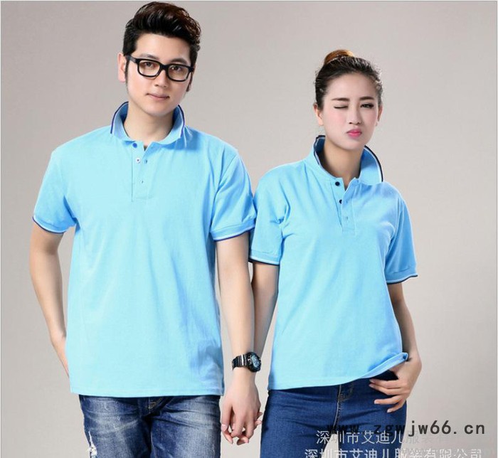 短袖翻领纯棉polo广告衫定制文化衫印字工衣t恤 工作服定制logo图3