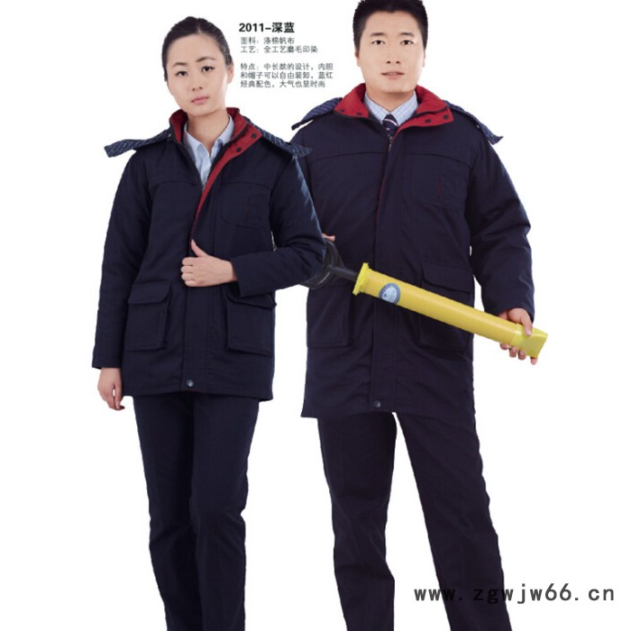 供应工作服棉服 冬季 长袖劳保服防寒棉服工作服 防静电反光衣工作服工程反光棉马甲图2