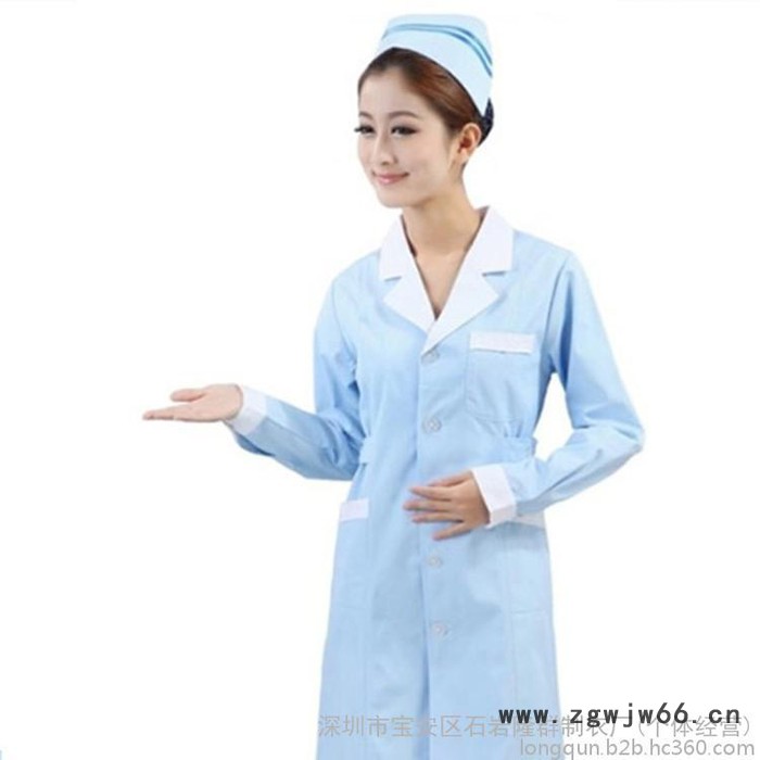 护士服冬装长袖女医生服白大褂医院制服牙科药店工作服长袖