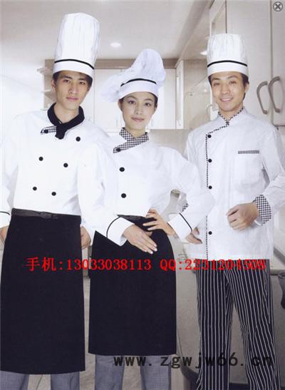 西式餐厅/中式餐厅/日韩料理厨师工作服图5