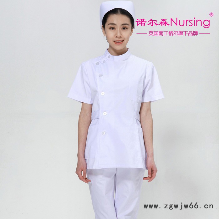 南丁格尔旗下，诺尔森护士服NS-06D短袖医生服白大褂工作服医护服图3