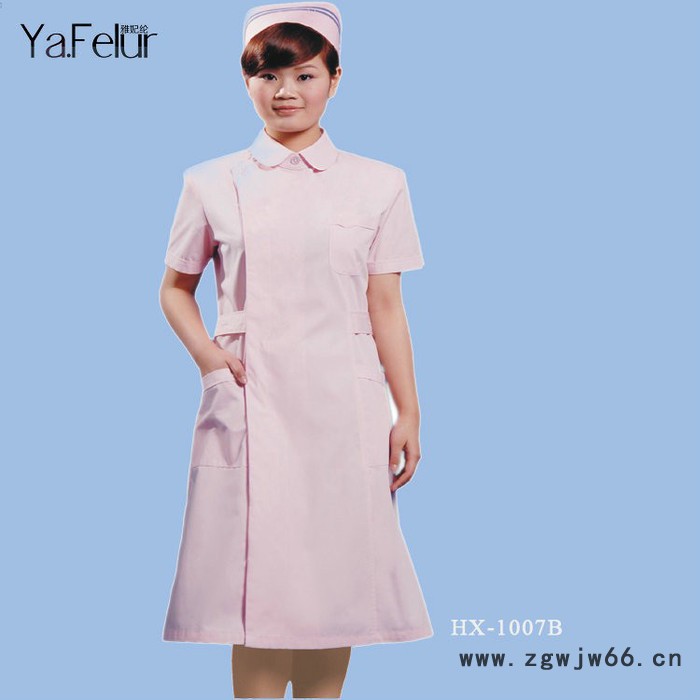新款医护工作服短袖 女护士服套装 夏装美容师服药店工作服图5
