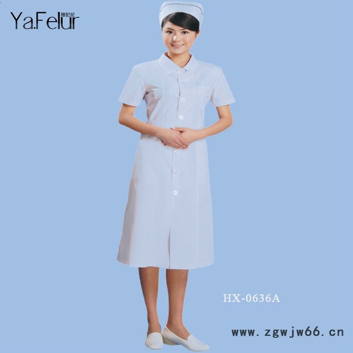 新款医护工作服短袖 女护士服套装 夏装美容师服药店工作服图3