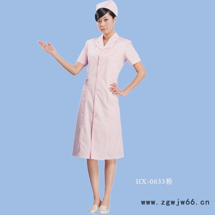新款医护工作服短袖 女护士服套装 夏装美容师服药店工作服图2