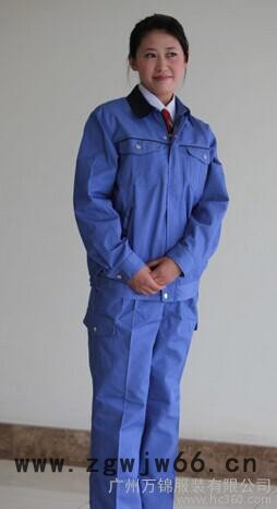 花都雅瑶冬装工作服订做,花都车间工作服订做厂家,雅瑶长袖工作服定制图3