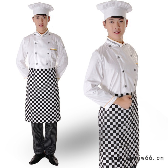 钲兴定制供应夏季夏装厨师服短袖长袖厨师工作服酒店饭店食堂品餐厅后厨房衣服图7