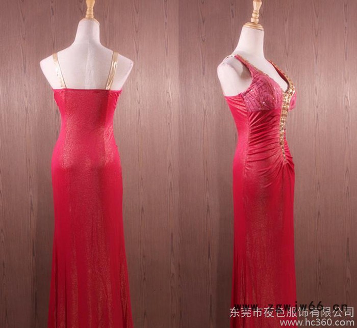 现货 夜场公关小姐制服 酒店夜店KTV工作服 性感修身露背连图2