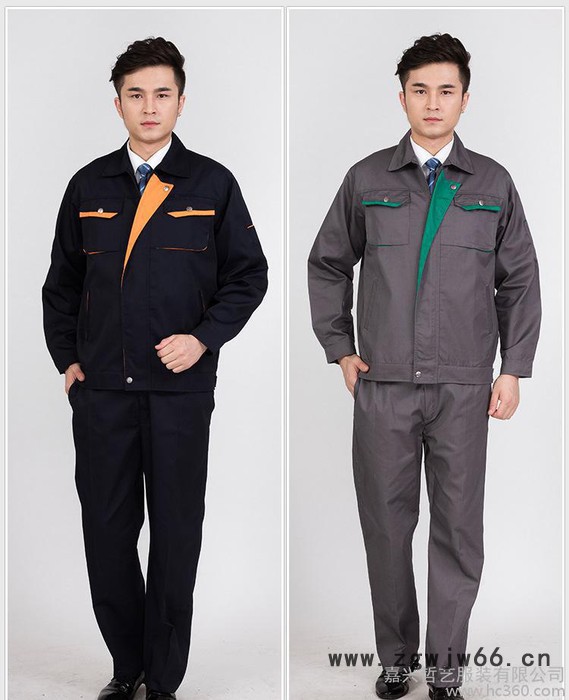 嘉兴平湖 男女长袖春秋工装工作服 定做汽修服 工程服