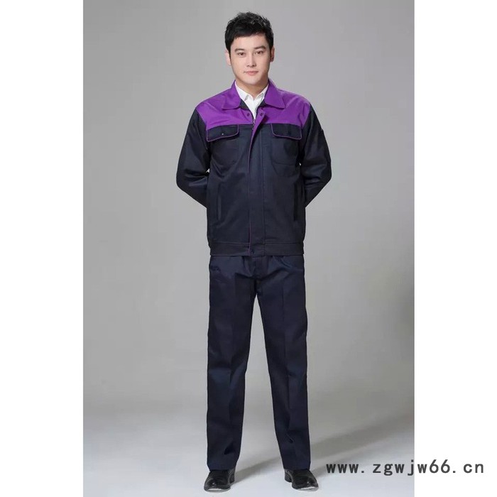 秋冬长袖工作服套装 工装厂服 耐磨劳保服 工作服定做 厂家
